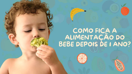 Como fica a alimentação do bebe depois de 1 ano de idade?