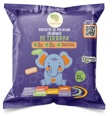Biscoito Polvilho Beterraba 20g Crilancha