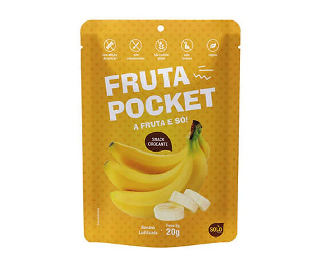 Fruta Pocket Banana 20g Solo Snacks