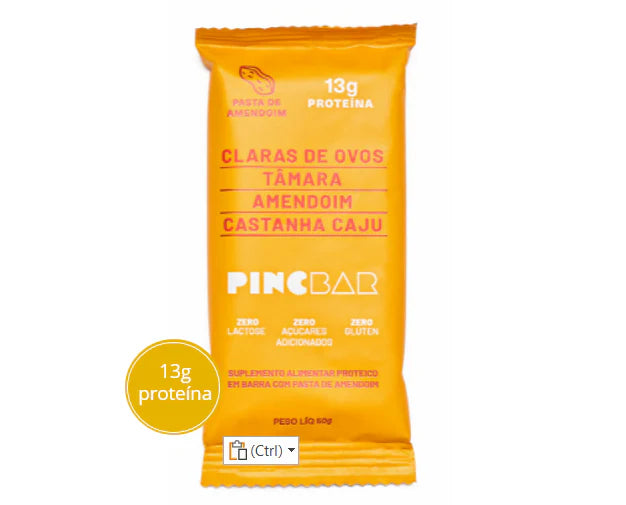 Barra de Proteina Amendoim 50g PincBar