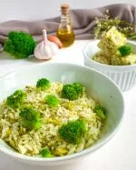 Arroz com Brocolis Cubos 150g Papai Que Fez