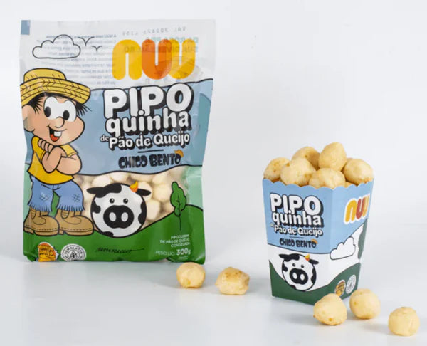 Pipoquinha Pao de Queijo Chico Bento 300g Nuu